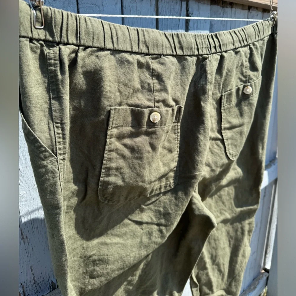 Liz Claiborne Women’s Linen Pants Size XL - Picture 5 of 5